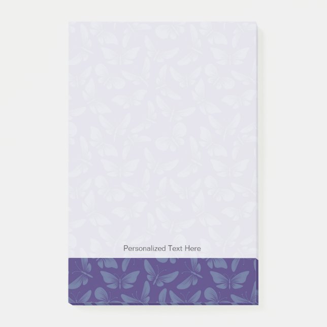 night moth butterflies background post-it notes (Front)
