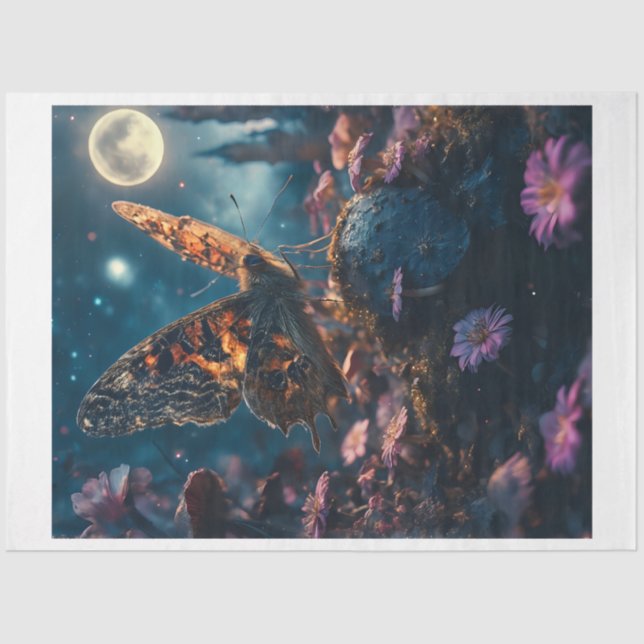 Night Moth Tissue Paper (Front)