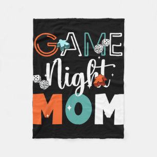 Night Mum Tabletop Board Games Mothers Day Fleece Blanket