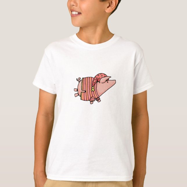 night night piggy T-Shirt (Front)