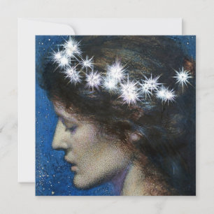 “Night - Noc” Fairy Art by Robert Hughes Holiday Card