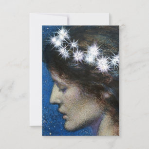 “Night - Noc” Fairy Art by Robert Hughes Thank You Card