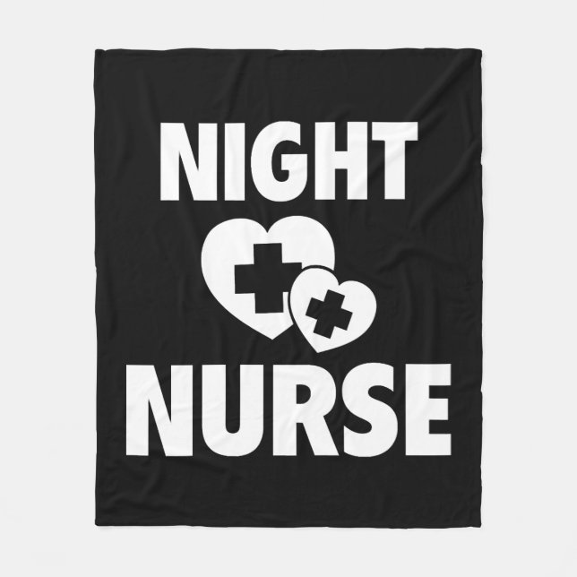 Night Nurse Fleece Blanket (Front)
