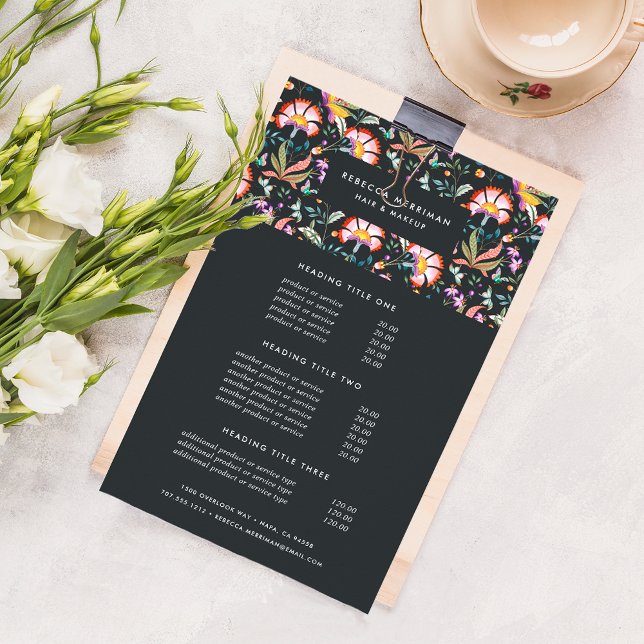 Night Oasis Pricing & Services Flyer (Creator Uploaded)