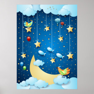 Night of big luna poster