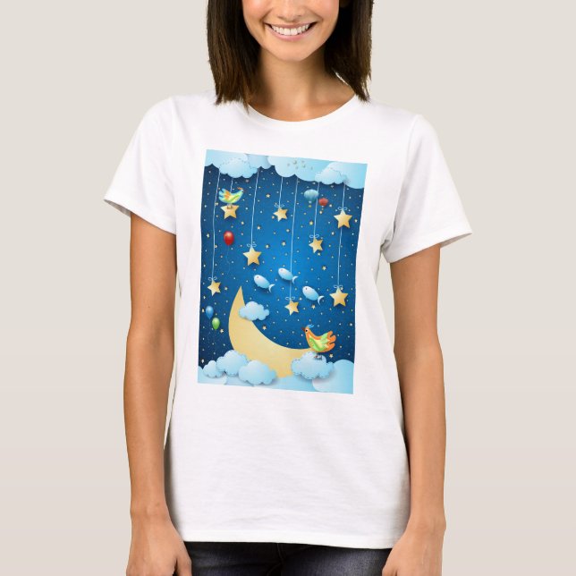 Night of big luna T-Shirt (Front)
