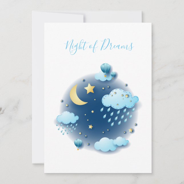Night of Dreams Holiday Card (Front)