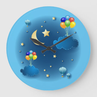 Night of Dreams Large Clock