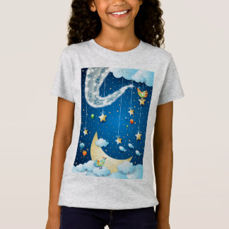 Night of music and big moon T-Shirt