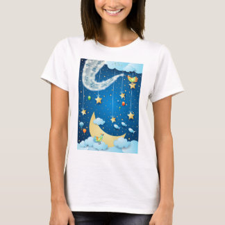 Night of music and big moon T-Shirt
