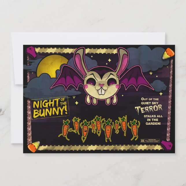 Night Of the Bunny Invites (Front)