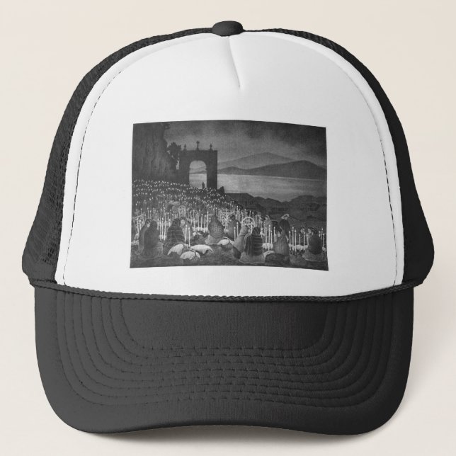 Night of the Dead. Janitzio, Mexico. c. 1958 Trucker Hat (Front)