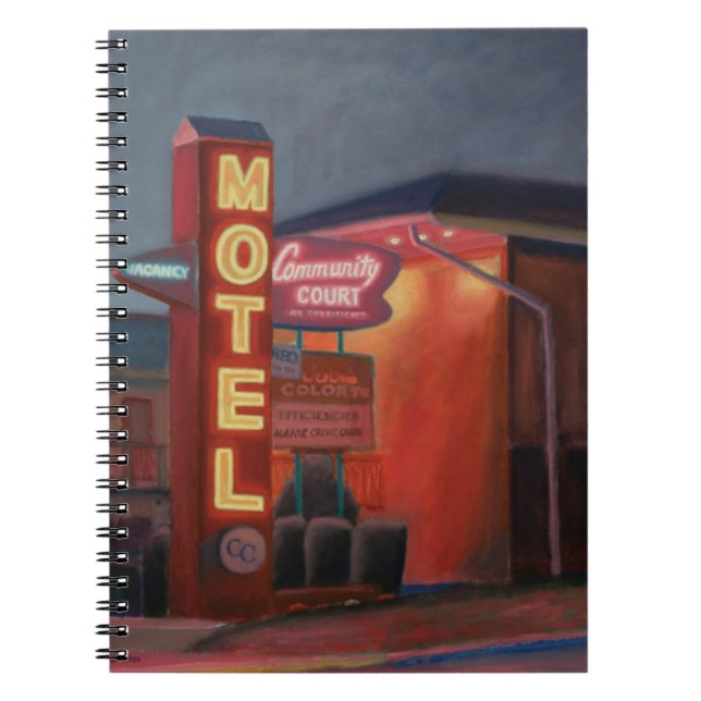 Night on Broadway 2003 Spiral Notebook (Front)
