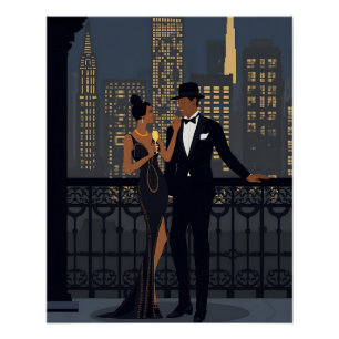 Night on the town poster