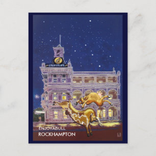 Night on the town - Rockhampton Postcard