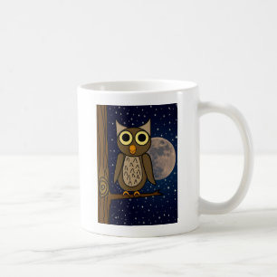Night Owl Art Coffee Mug