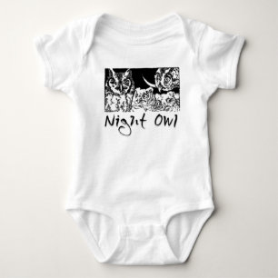 Night Owl Baby Bodysuit