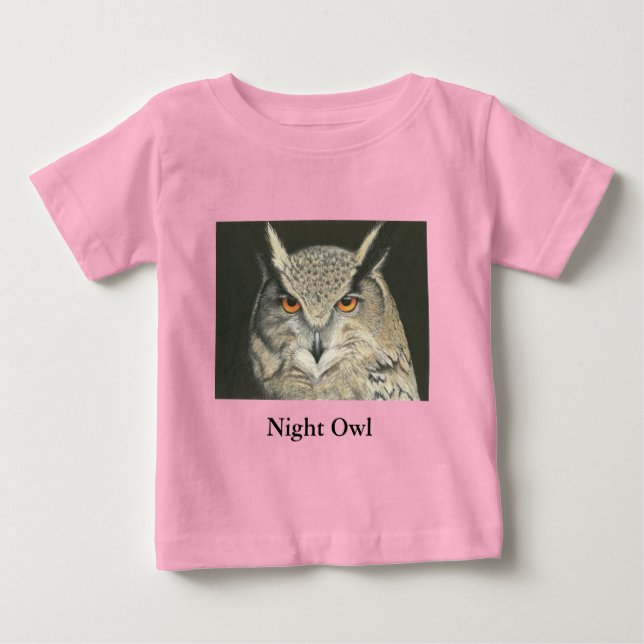 Night Owl Baby T-Shirt (Front)