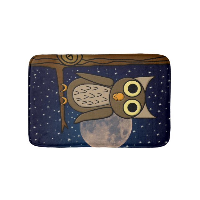 Night owl bath mat (Front)