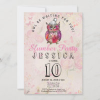 Night Owl Birthday Slumber Party
