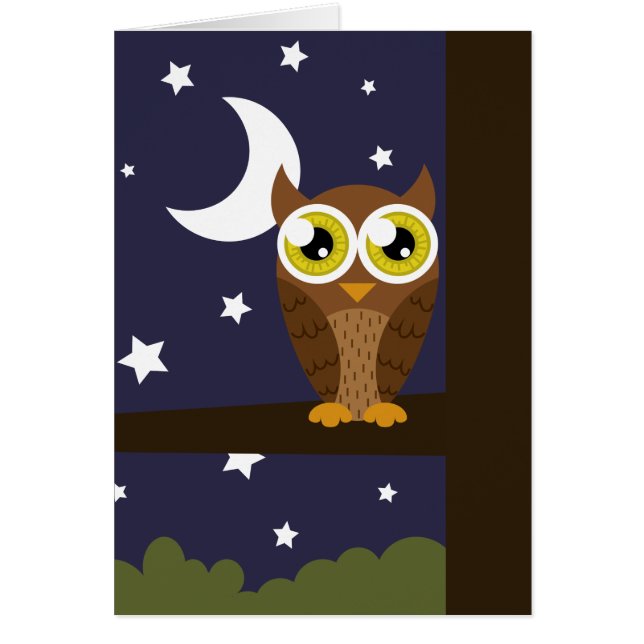 "Night Owl" Card (Front)