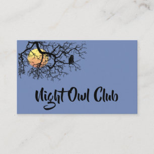 Night-Owl Club Business Card