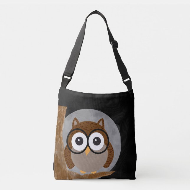 night owl crossbody bag (Front)