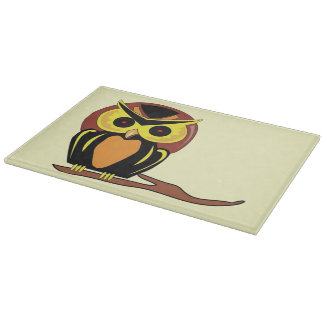 Night Owl Cutting Board