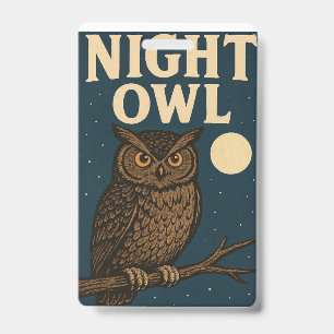 Night Owl ID Badge
