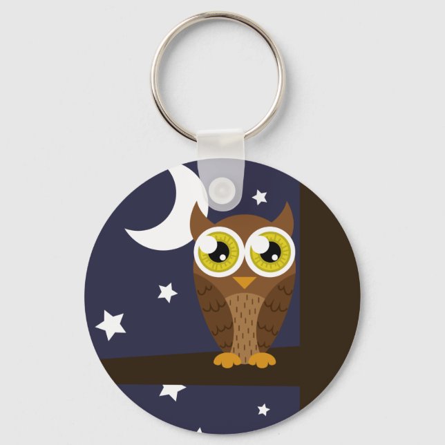 "Night Owl" Keychain (Front)