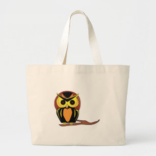 Night Owl Large Tote Bag