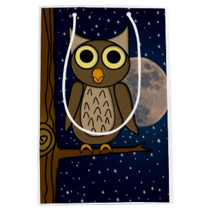 Night owl medium gift bag