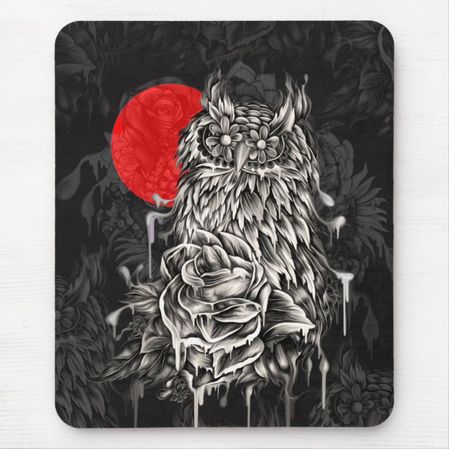 Night Owl Mouse Pad (Front)