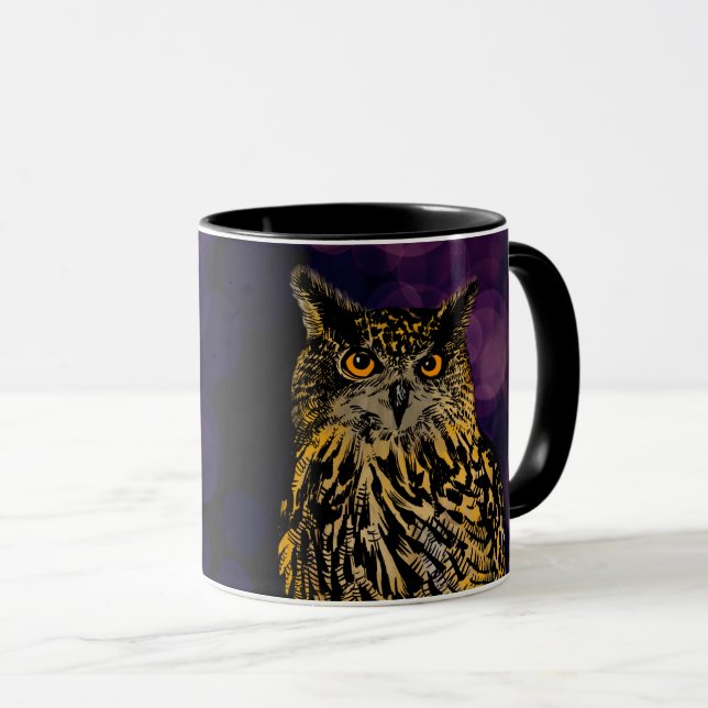 Night Owl Mug (Front Right)