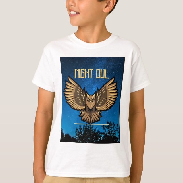 Night Owl Soaring high Kids' Basic T-Shirt (Front)