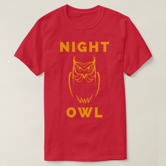 Night Owl T-Shirt (Design Front)