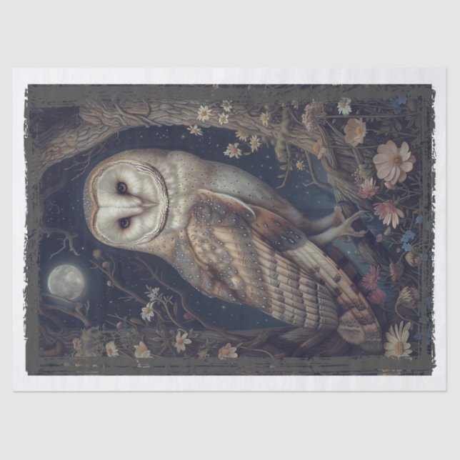 Night Owl Tissue Paper (Front)