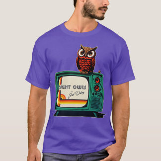 Night Owls With Delroy TV Station Break T-Shirt