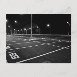 Night parking spaces post card