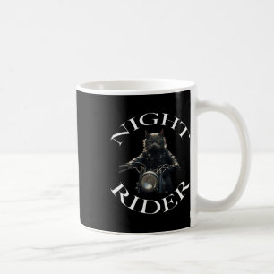 Night Rider Bad Cat  Coffee Mug
