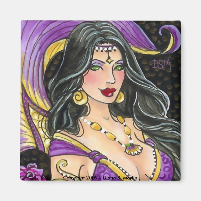 Night Rose Magnet (Front)