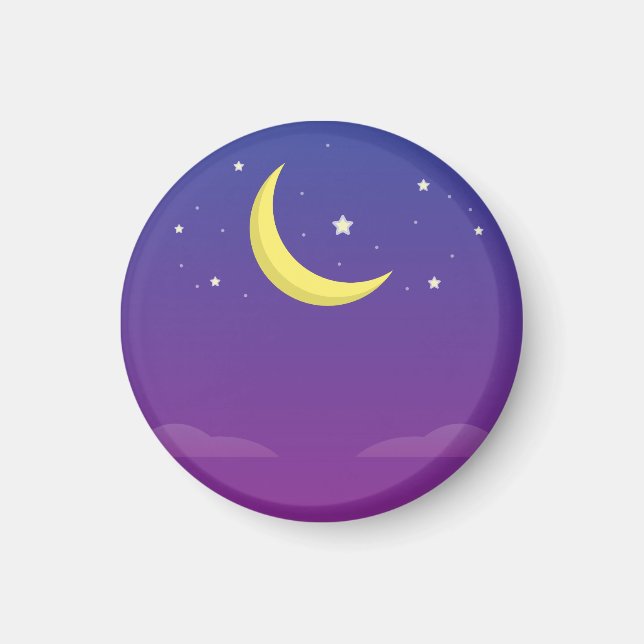 night rounded magnet (Front)