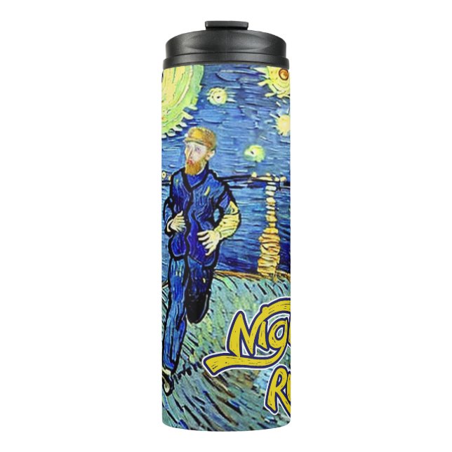 Night Runner Starry Night Thermal Tumbler (Front)