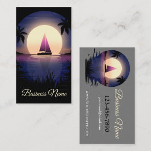 Night Sail Business Card