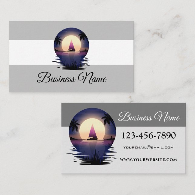 Night Sail Business Card (Front/Back)
