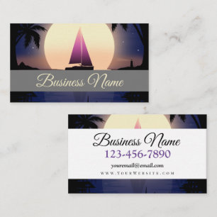 Night Sail Business Card