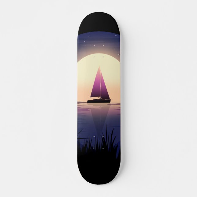 Night Sail  Skateboard (Front)