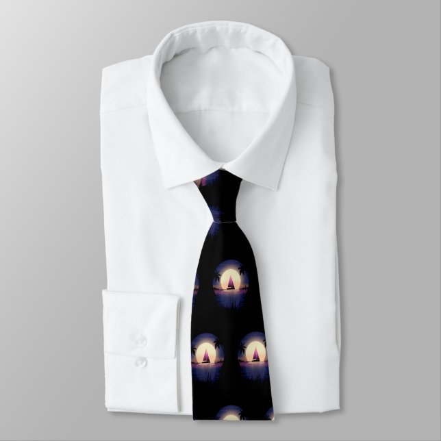 Night Sail Tie (Tied)
