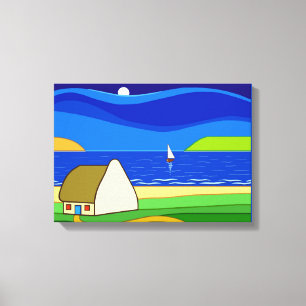 Night Sailing Canvas Print
