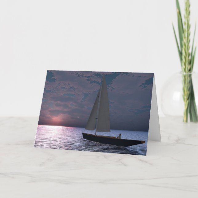 Night Sailing Card (Front)